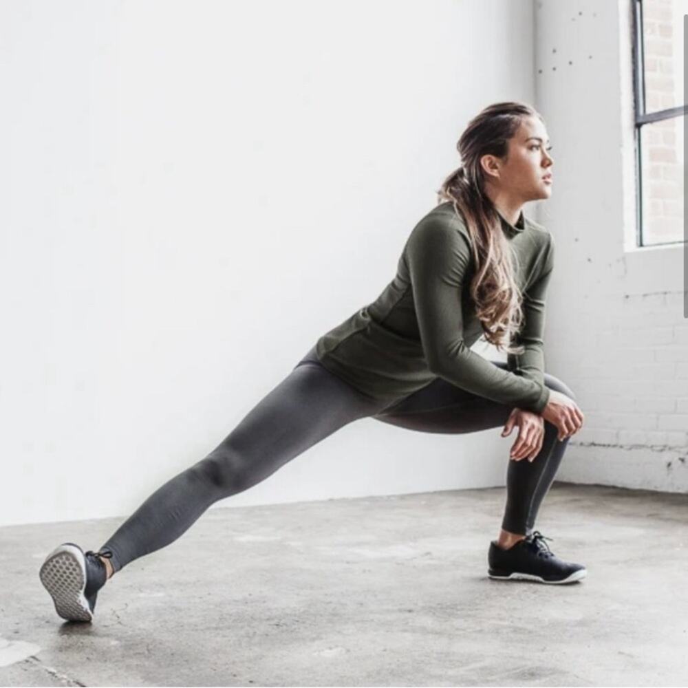 NoBull Project Army Green Long Sleeve Waffle‎ Shirt